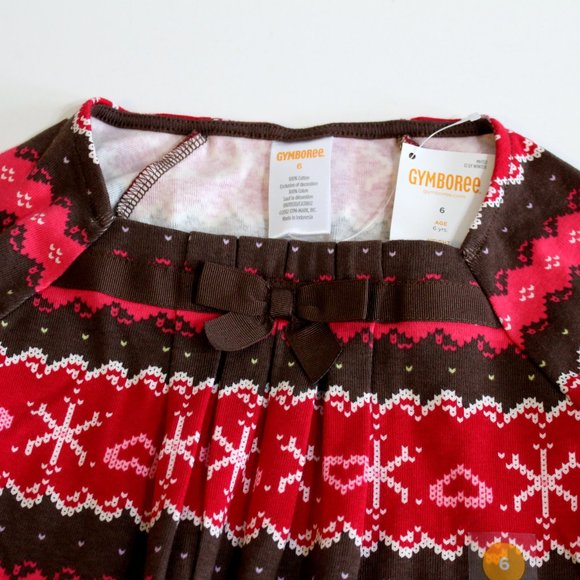 Gymboree Girl's Fair Isle Top Size 6 - Picture 2 of 4